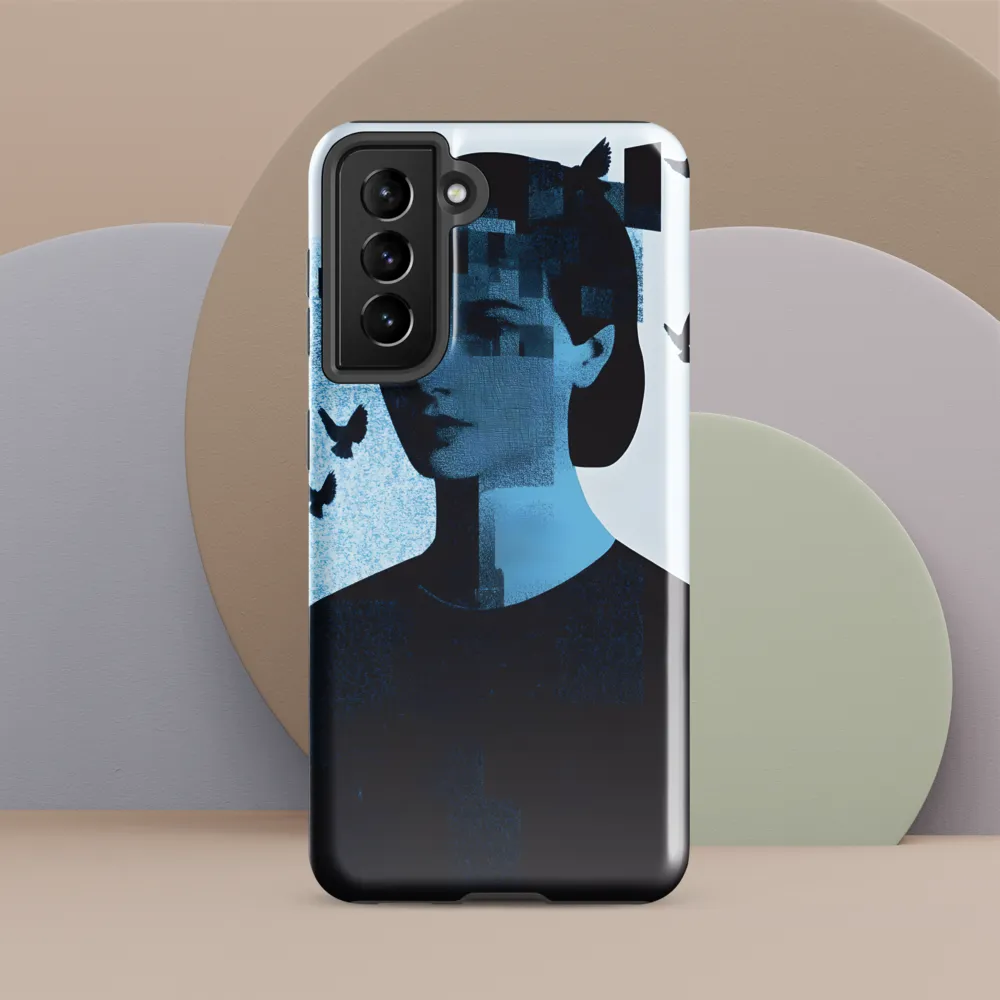 Fragmented Reflections | Phone Case |  S21 | Tough Case | Glossy