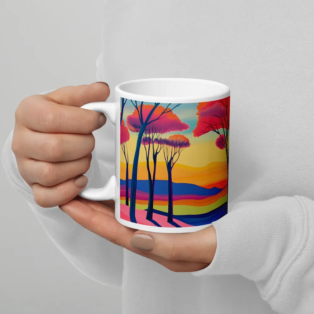 Whimsical Serenity | Mug with White inside | 11 oz