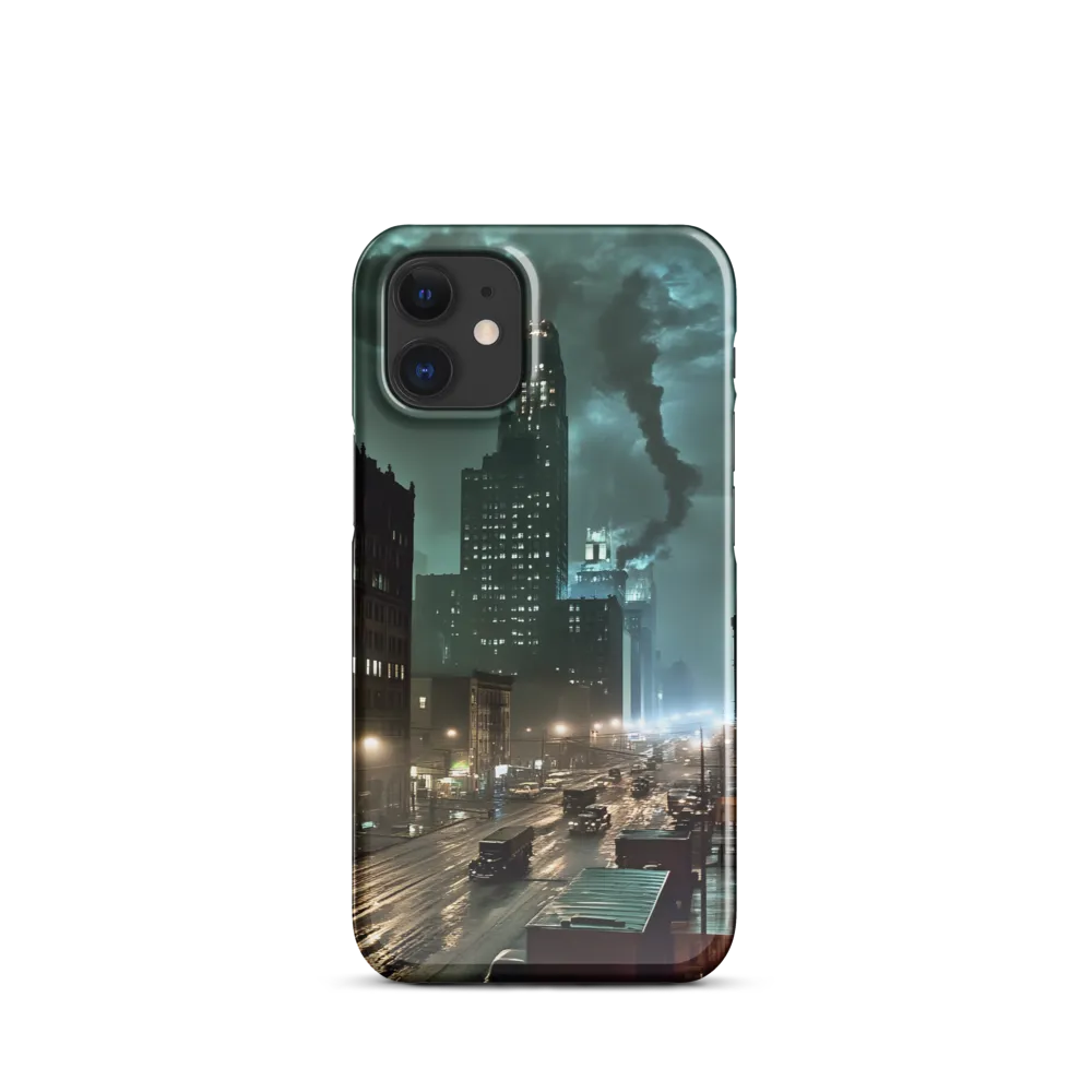 City of Shadows: A Nocturnal Symphony | Phone Case |  12 Mini | Snap Case | Glossy