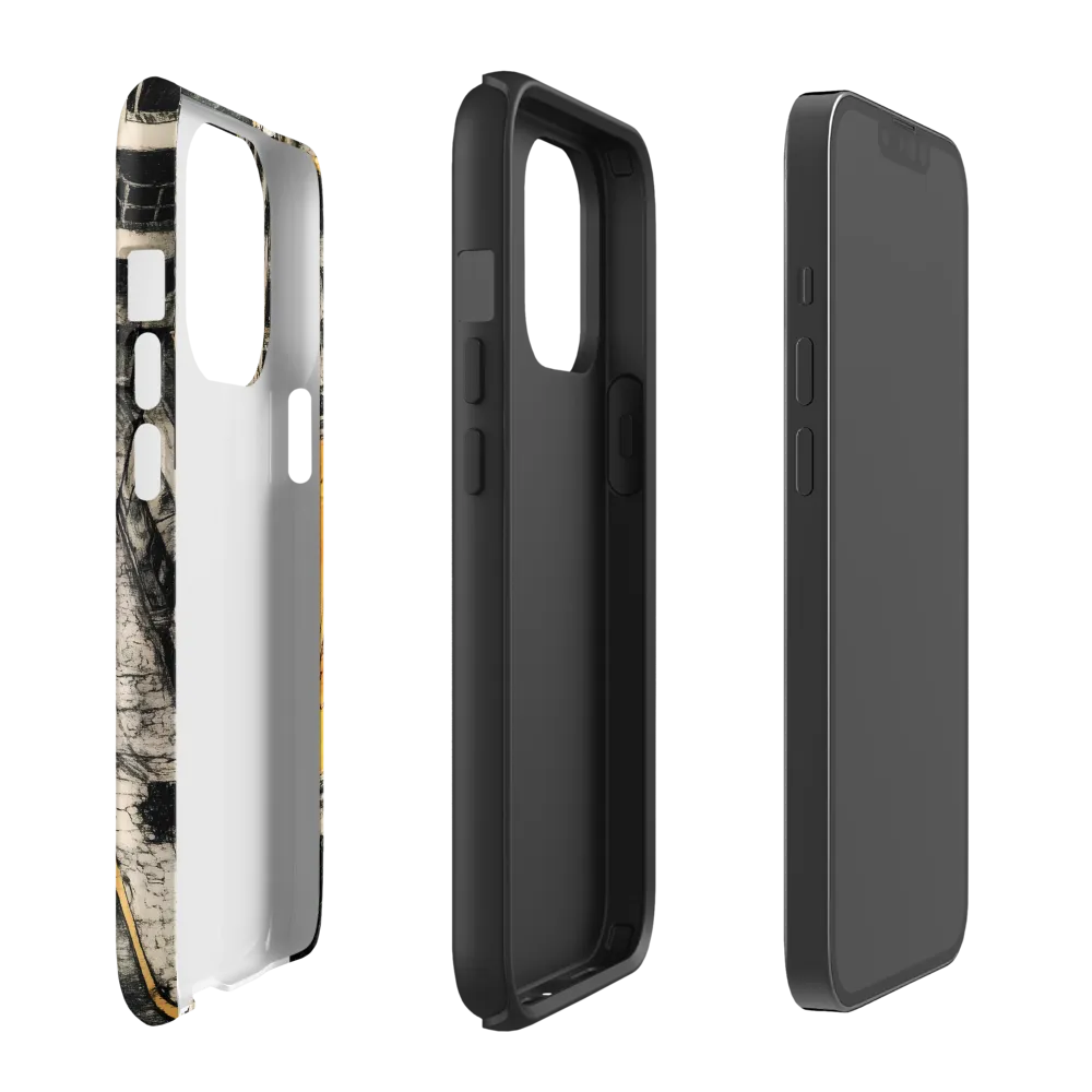 Urban Harmony: Aerial Street View | Phone Case |  13 Pro | Tough Case | Matte