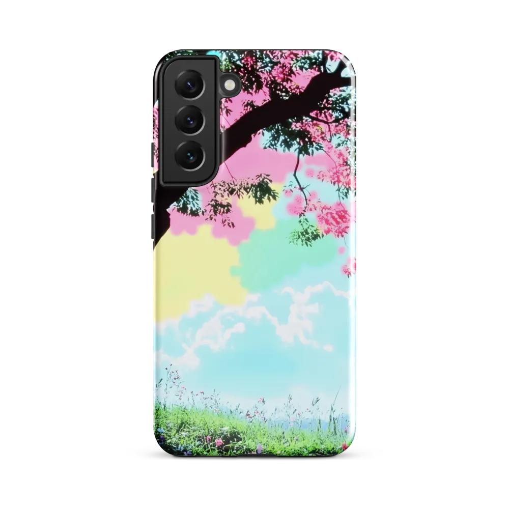 Pastel Dreams: A Surreal Tree Landscape