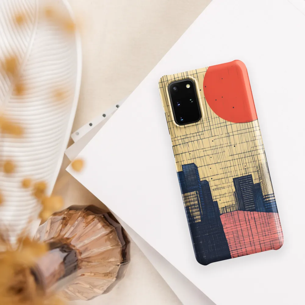 Urban Echoes: A Minimalist Cityscape