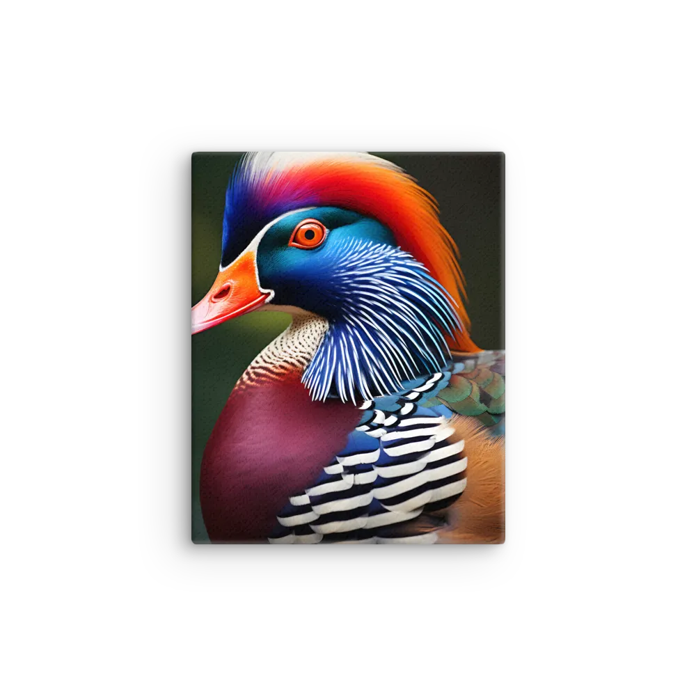 The Majestic Mandarin | Thin Canvas | 8″×10″