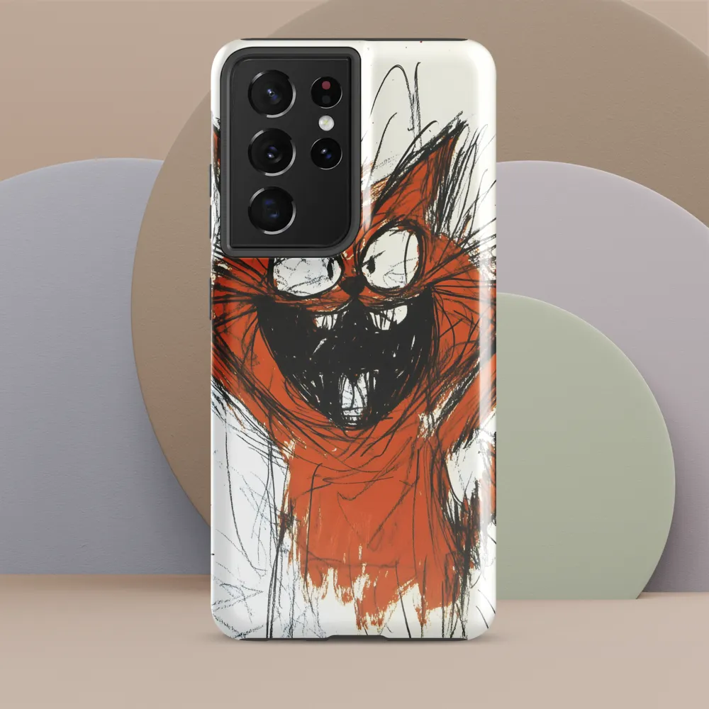 Joyful Cat Creation | Phone Case |  S21 Ultra | Tough Case | Glossy