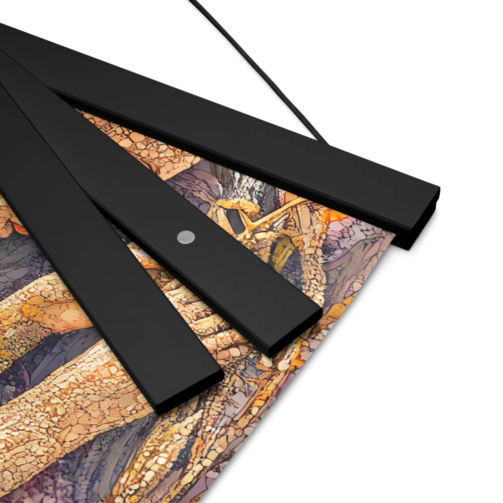 Whispers of the Frosted Meadow | Poster With Black Wood Hanger | 16″×16″
