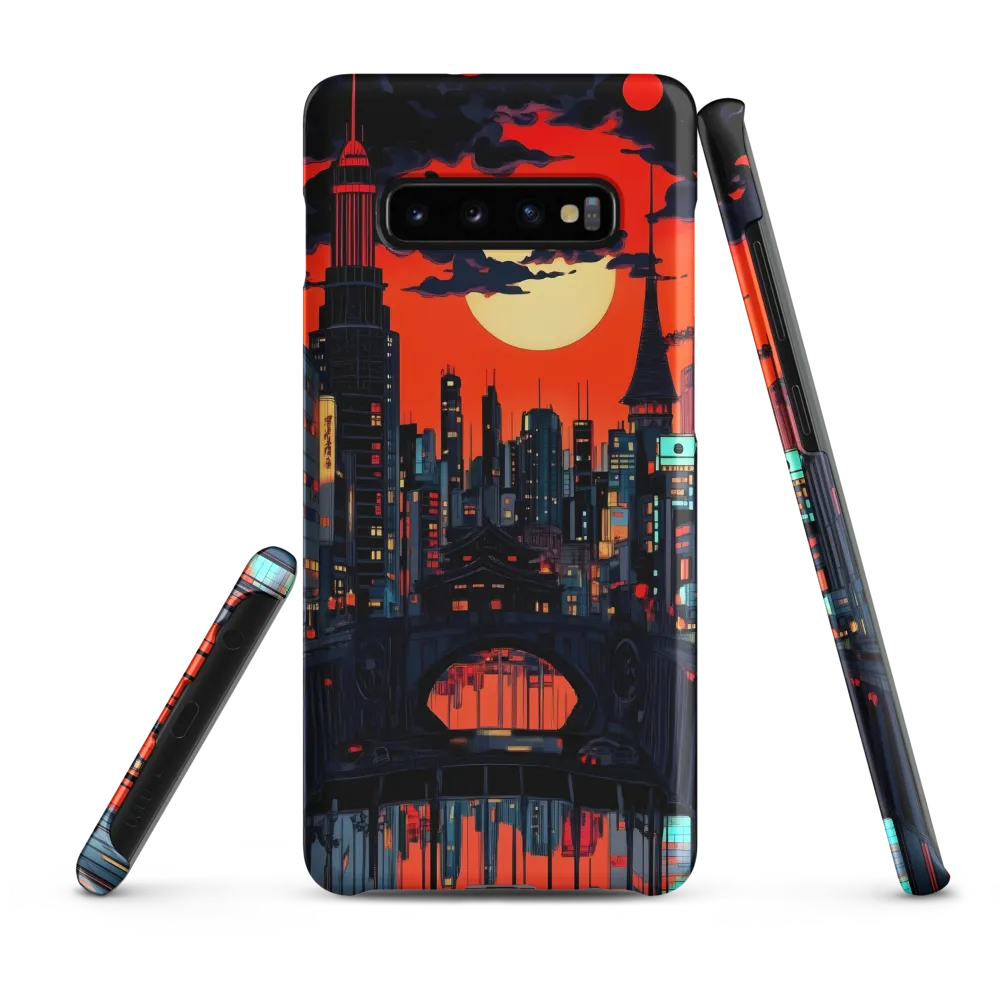 Nightfall in a Neon City