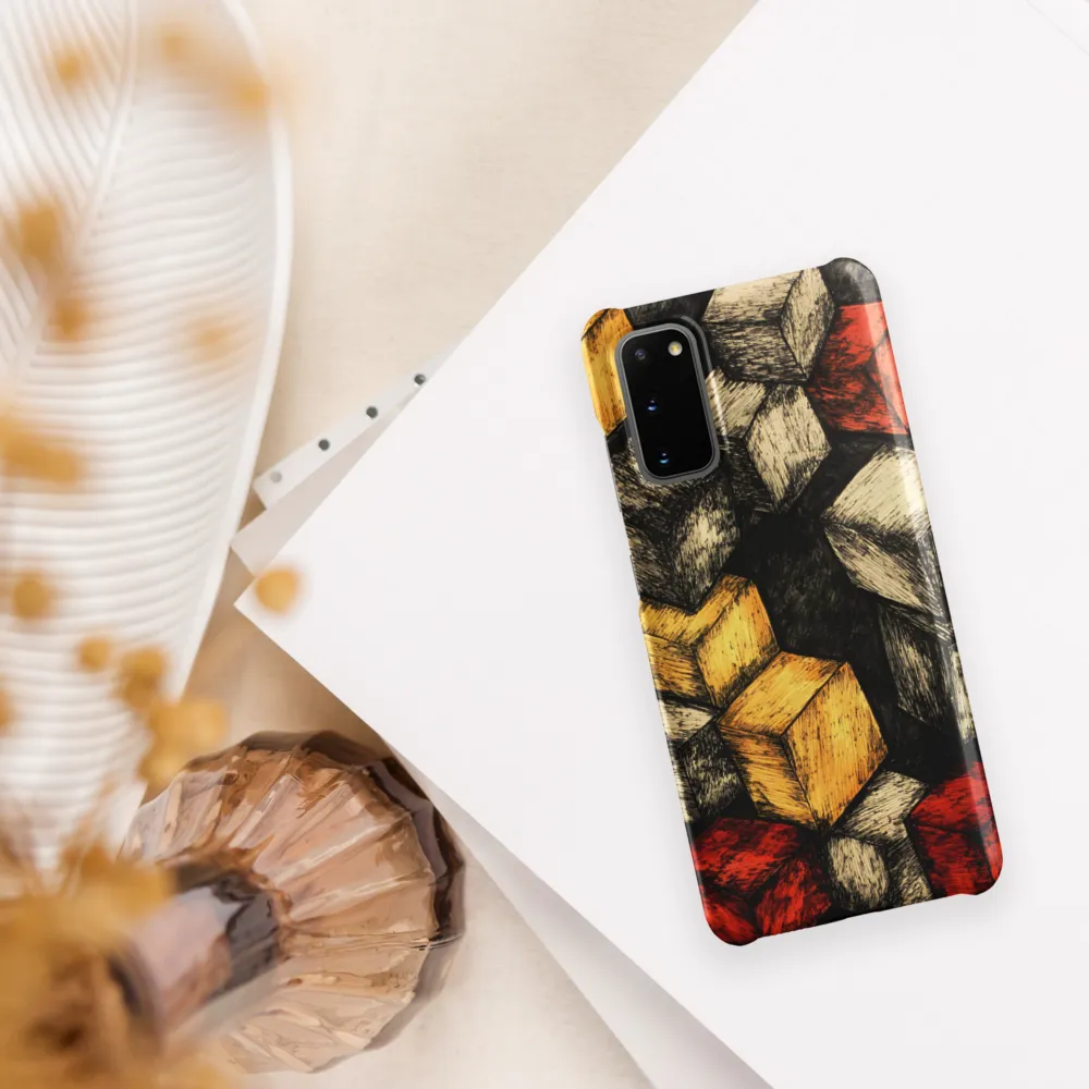 Dynamic Cubes: An Exploration in Color and Form | Phone Case |  S20 | Snap Case | Matte