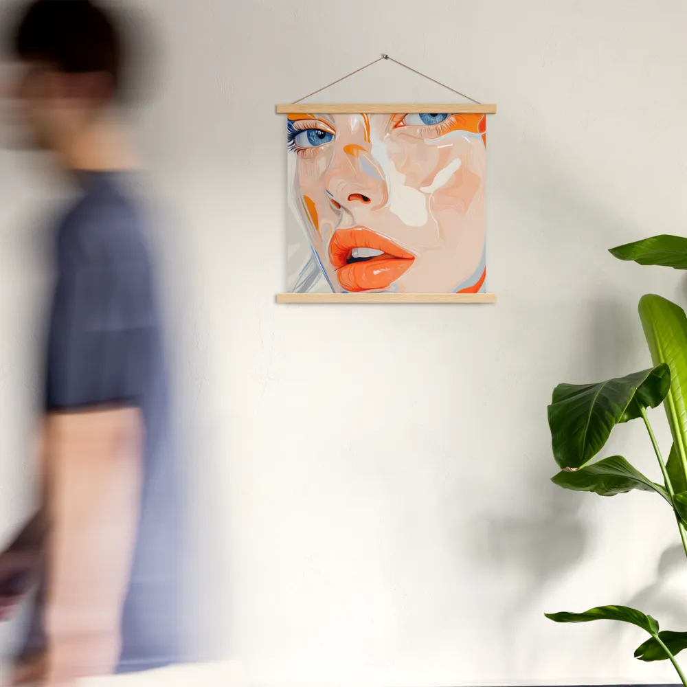 Ethereal Expressions | Poster With Oak Wood Hanger | 18″×18″
