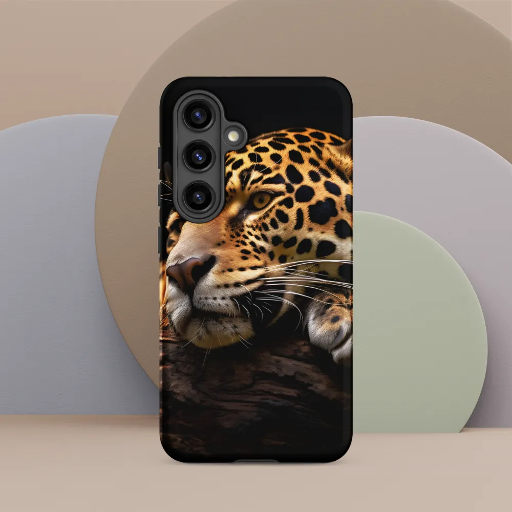 Tranquil Majesty: The Resting Leopard