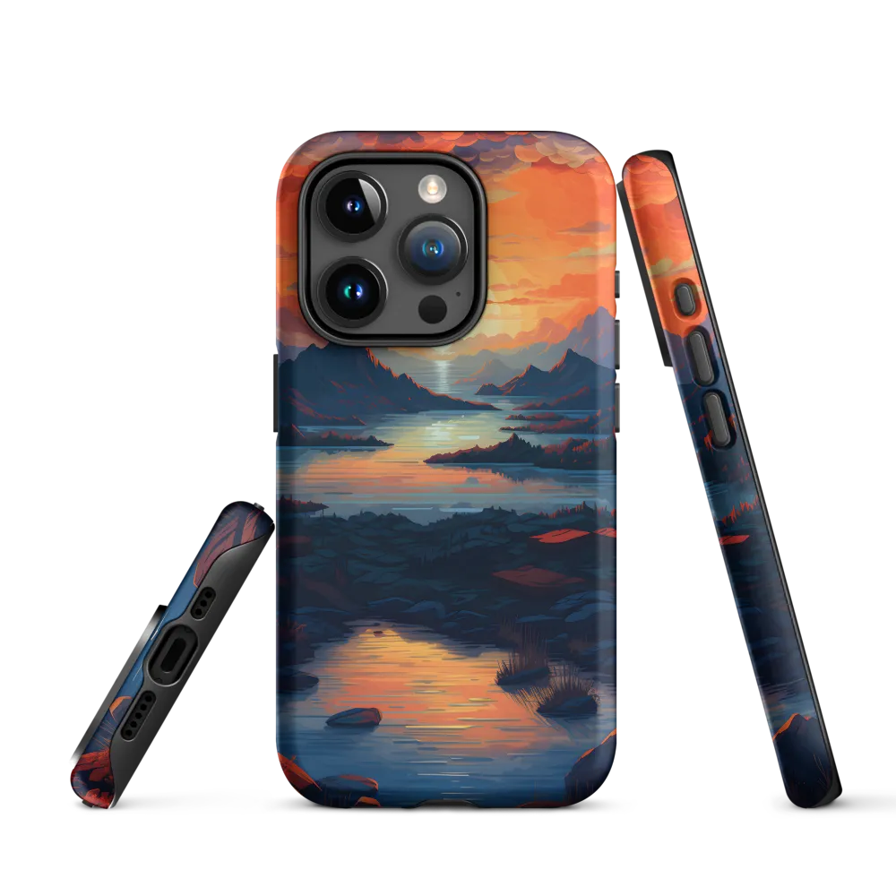 Ethereal Evening: A Digital Dusk