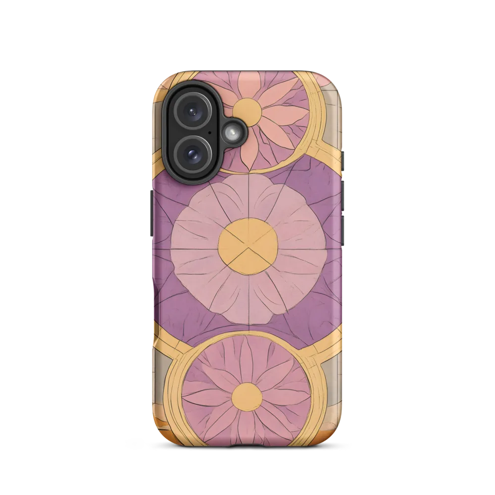 Serenity in Floral Geometry | Phone Case |  16 | Tough Case | Matte