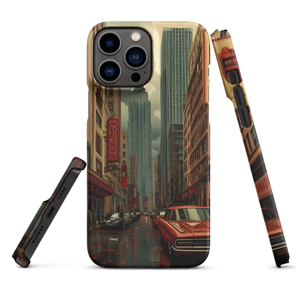 Nostalgic Cityscape: Reflections of a Forgotten Era | Phone Case |  13 Pro Max | Snap Case | Matte