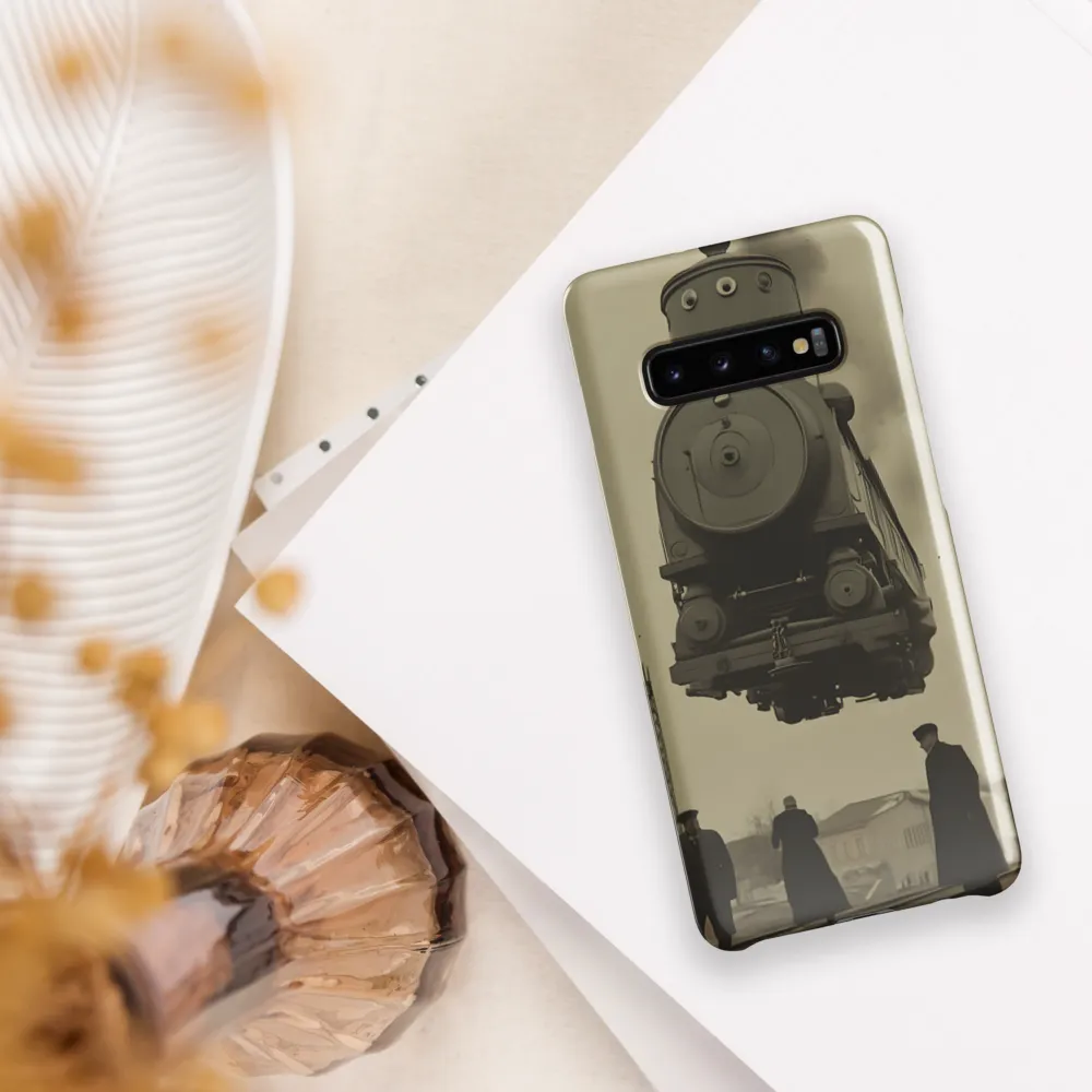 Suspended Reality: The Hovering Locomotive | Phone Case |  S10 Plus | Snap Case | Glossy