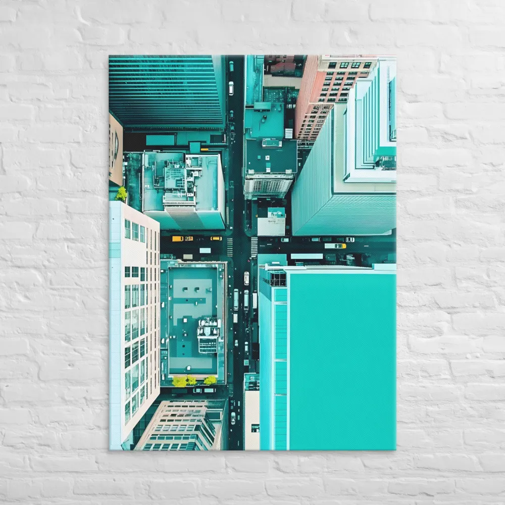 Urban Geometry: Aerial Perspective | Canvas | 40″×55″