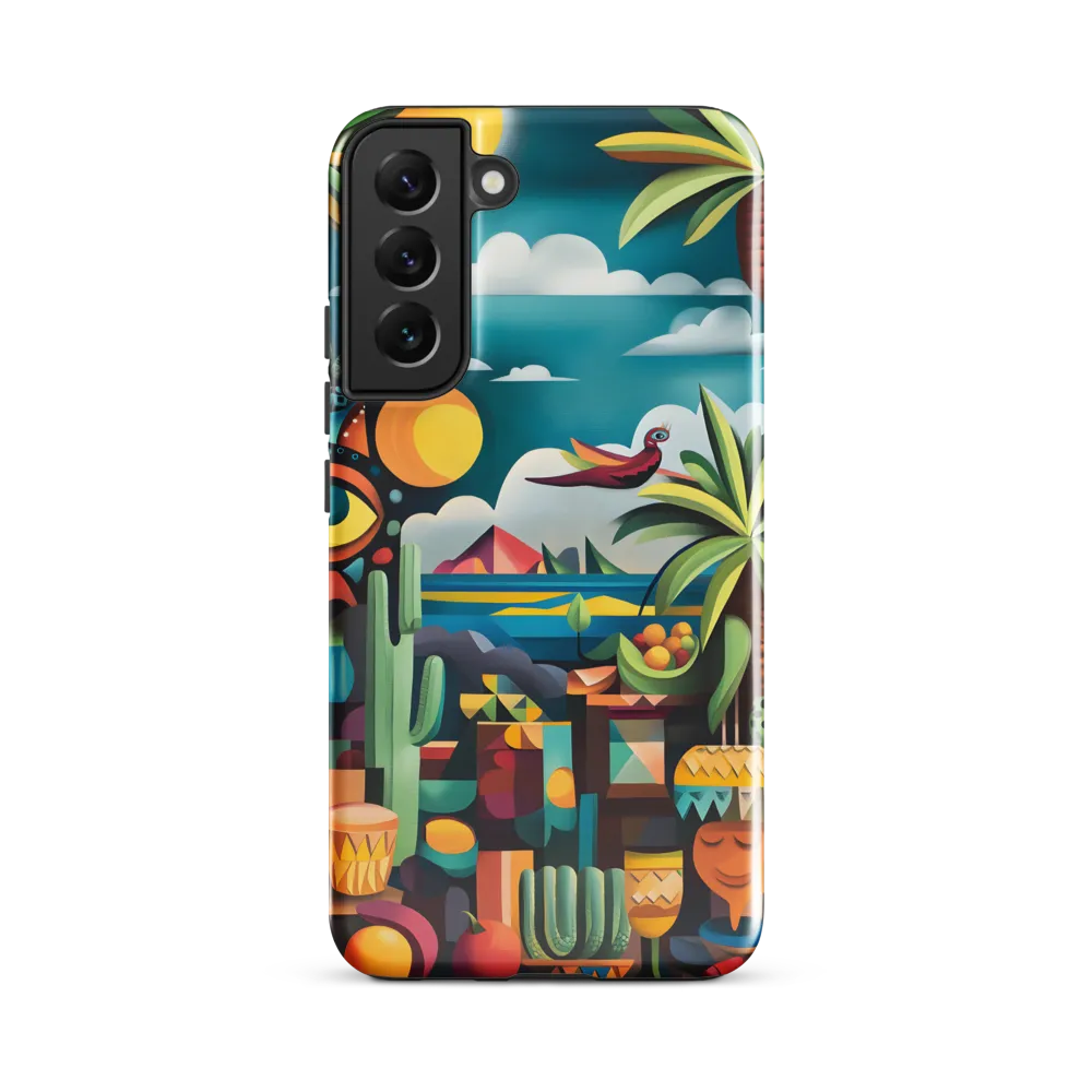 Whimsical Oasis | Phone Case |  S22 Plus | Tough Case | Glossy