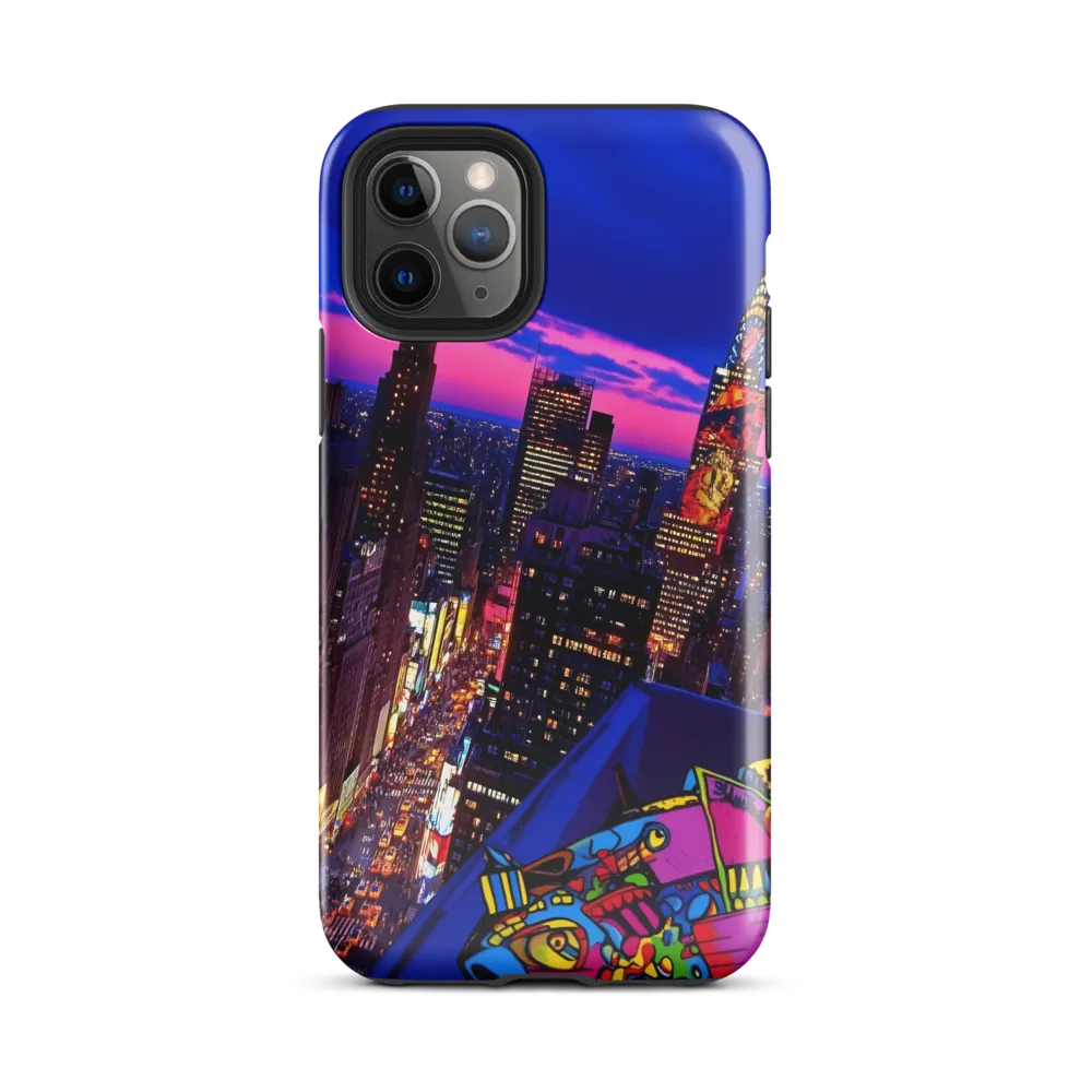 Neon Twilight: A City in Vibrance