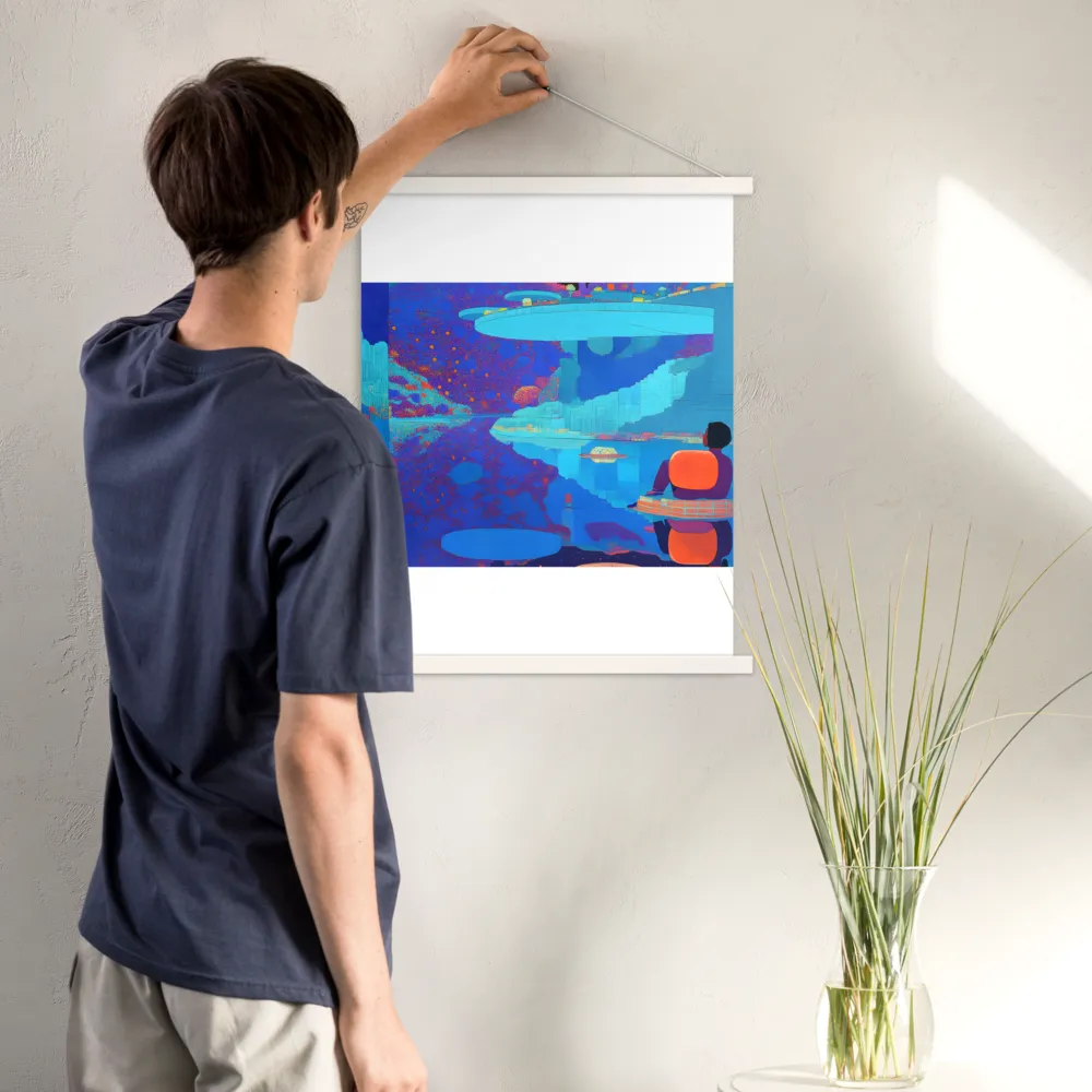 Reflections of Serenity | Poster With White Wood Hanger | 18″×24″