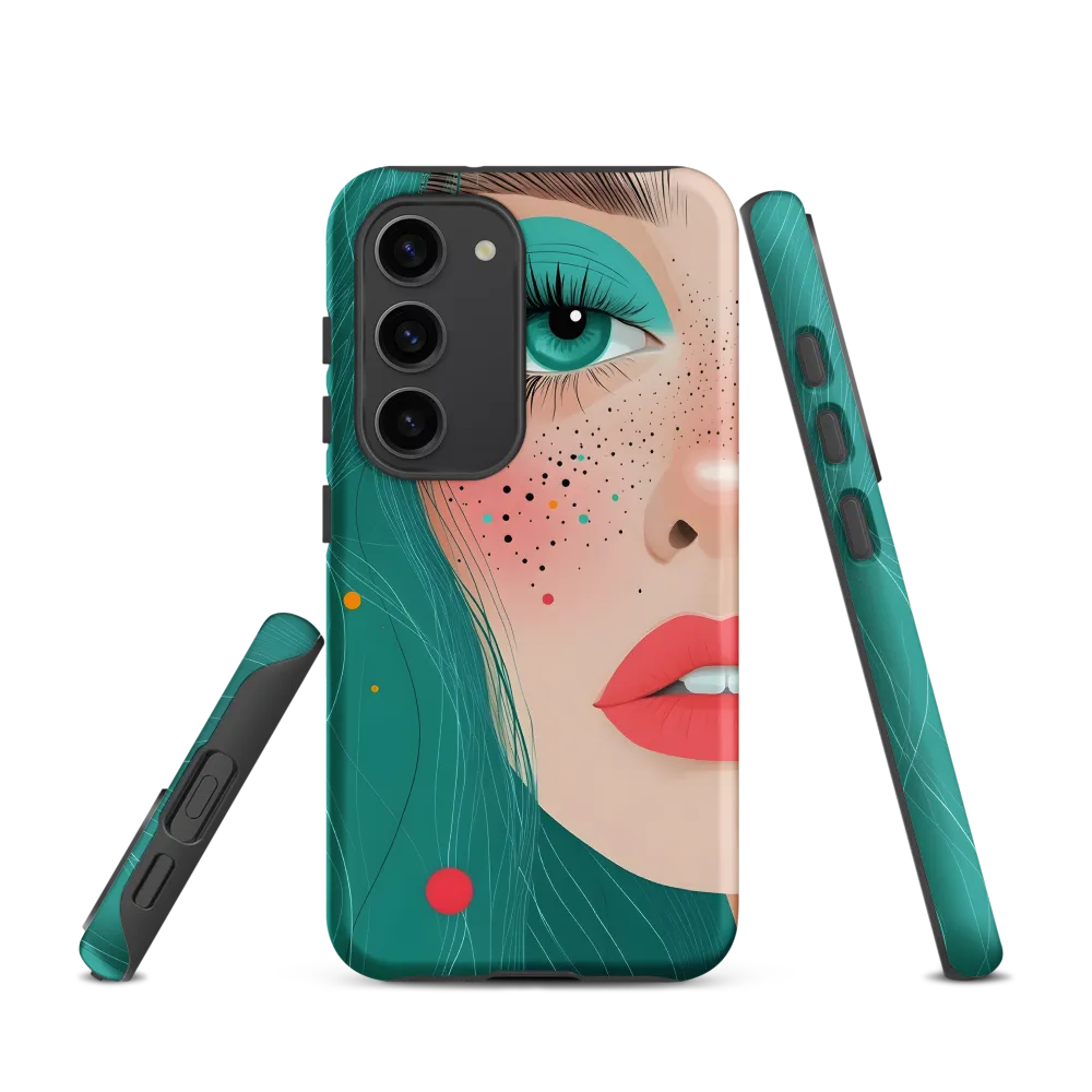 A Playful Portrait: Turquoise Temptation