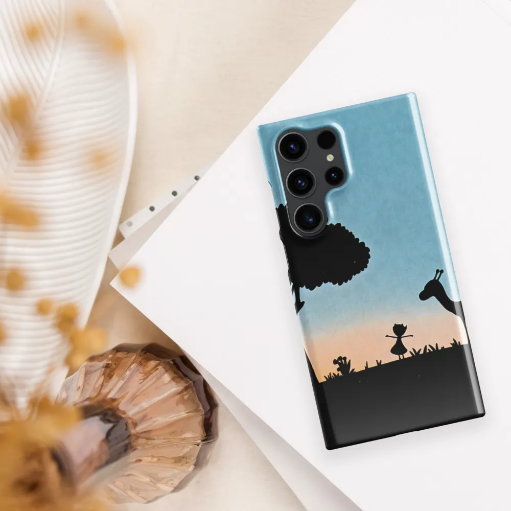 Curiosity in the Silhouette | Phone Case |  S23 Ultra | Snap Case | Glossy