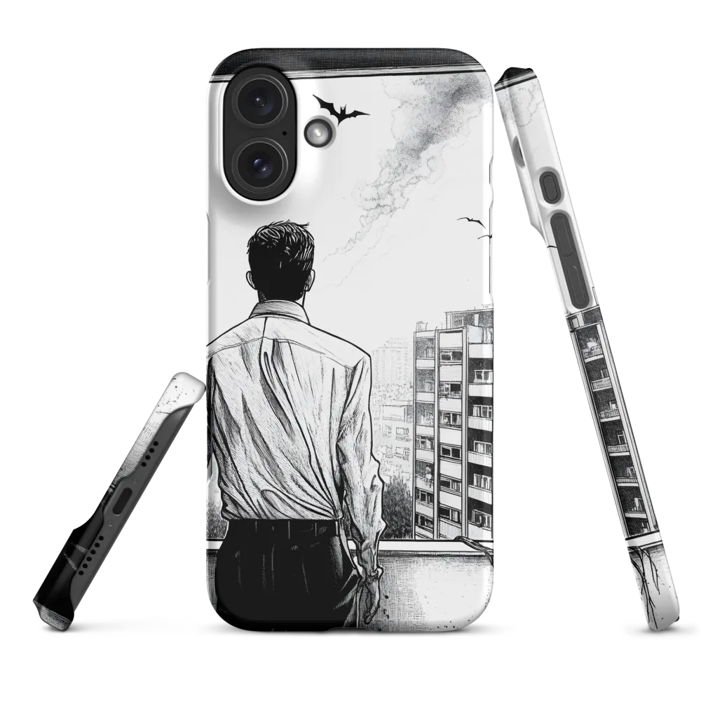 Reflections in Monochrome | Phone Case |  16 Plus | Snap Case | Matte