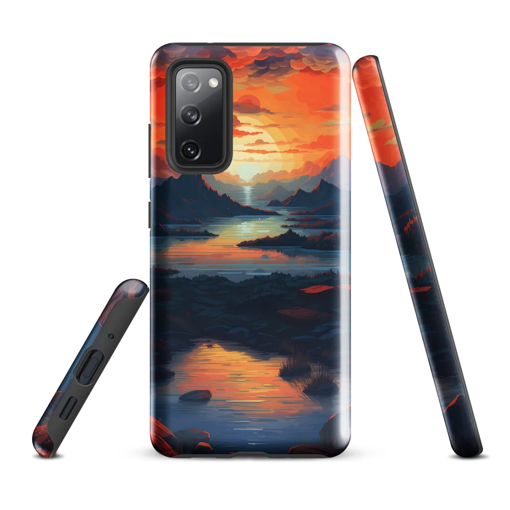 Ethereal Evening: A Digital Dusk