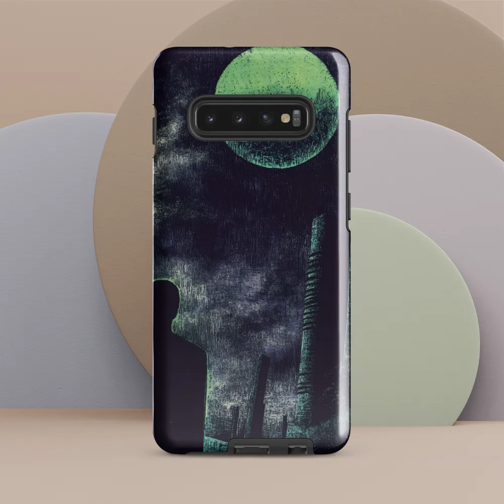 Lunar Solitude | Phone Case |  S10 Plus | Tough Case | Glossy