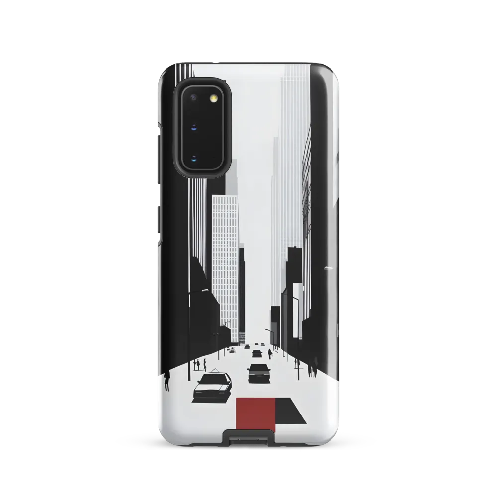Urban Solitude: A Minimalistic Cityscape
