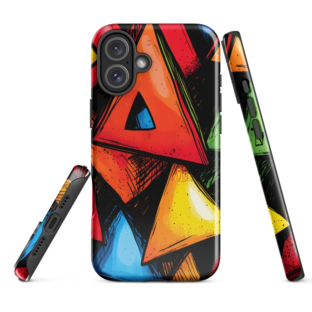 Vibrant Triangles in Abstract Harmony