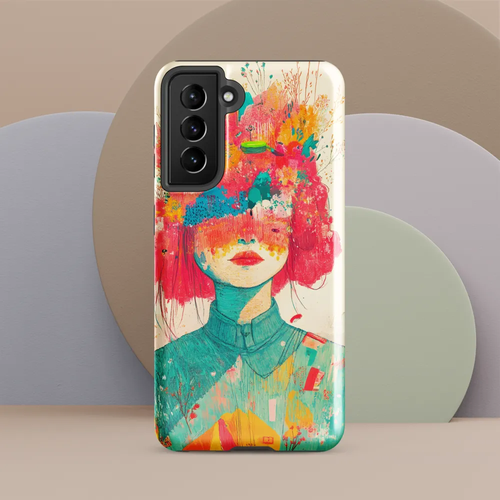Whimsical Floral Portrait