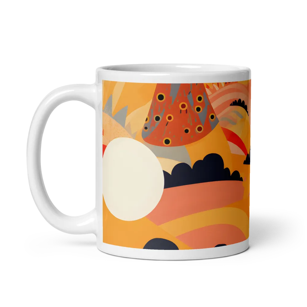 Whispers of the Abstract Horizon | Mug with White inside | 11 oz