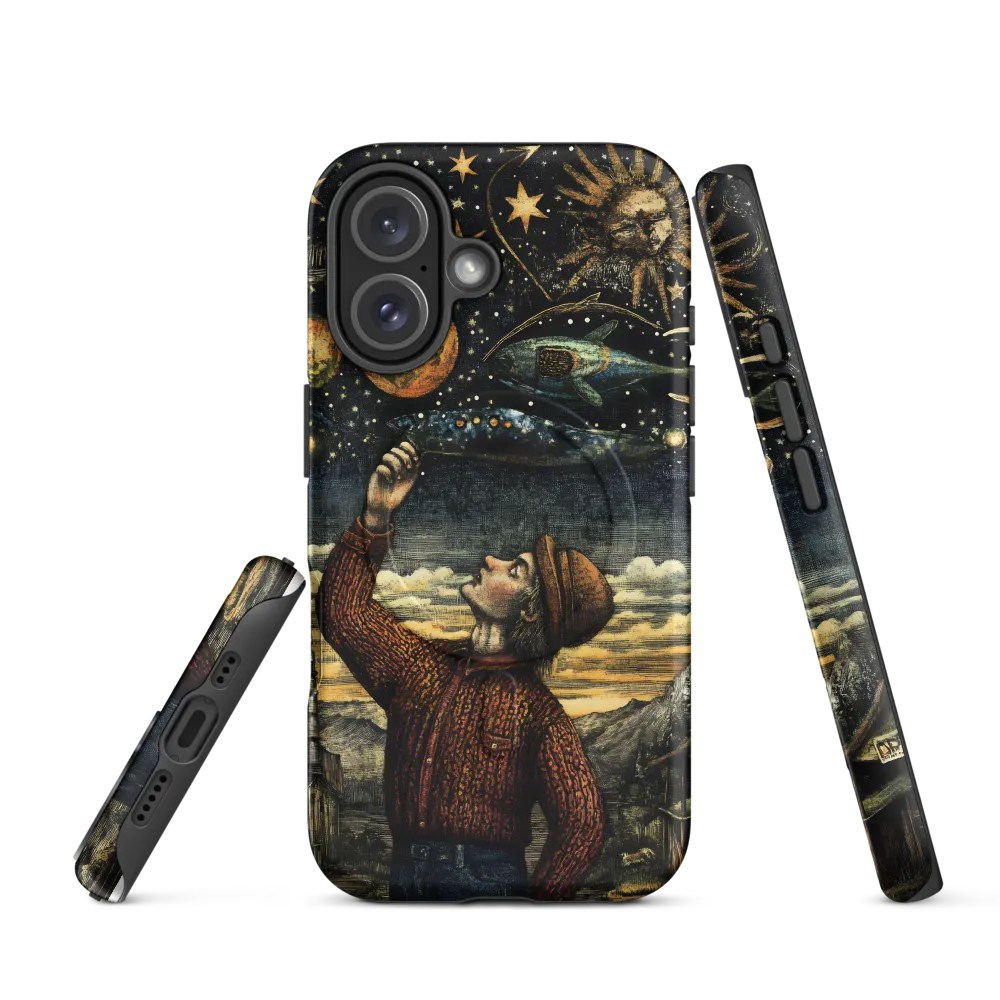 Cosmic Curiosity: A Journey Beyond Earth | Phone Case |  16 | MagSafe® Tough Case | Matte