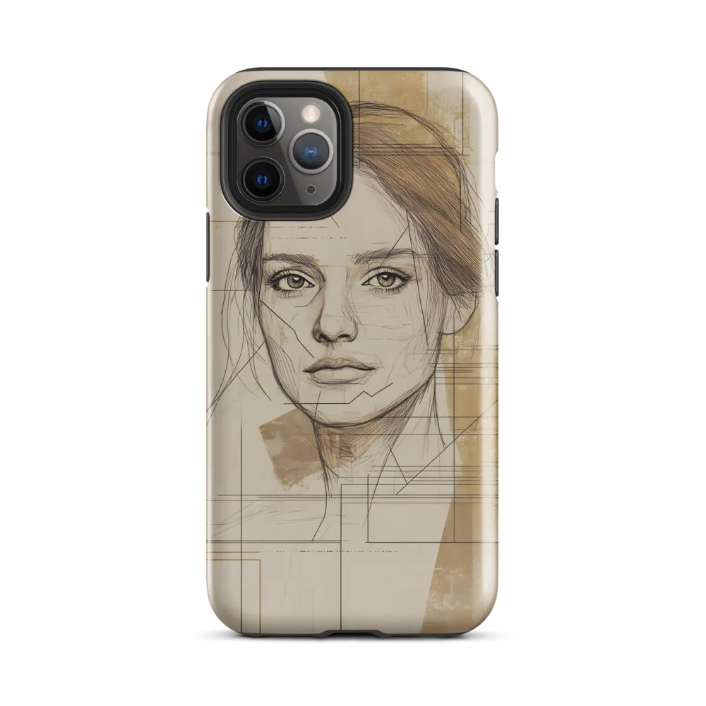 Geometric Elegance: A Modern Portrait