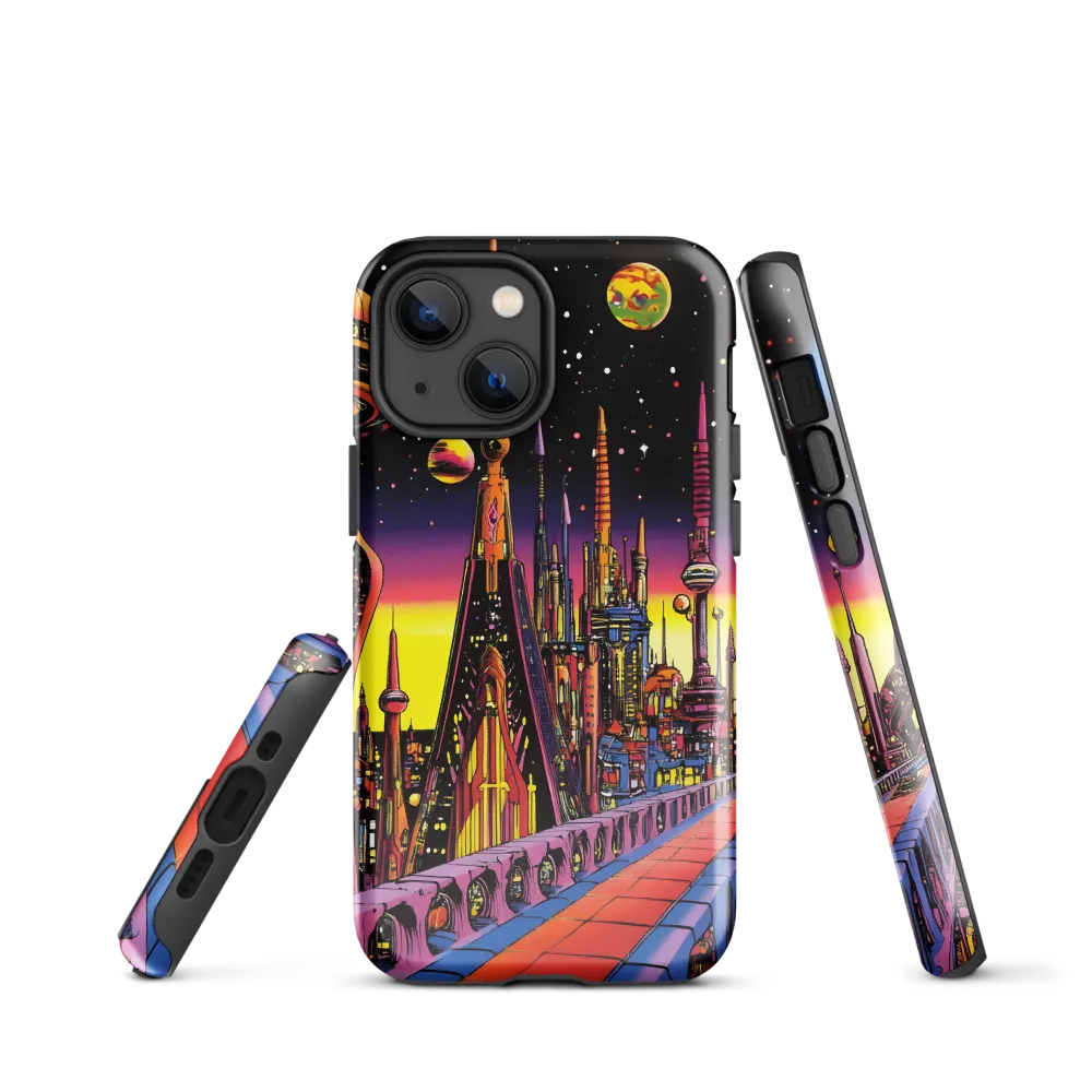 Futuristic Cosmos: A Journey Through Neon Cities