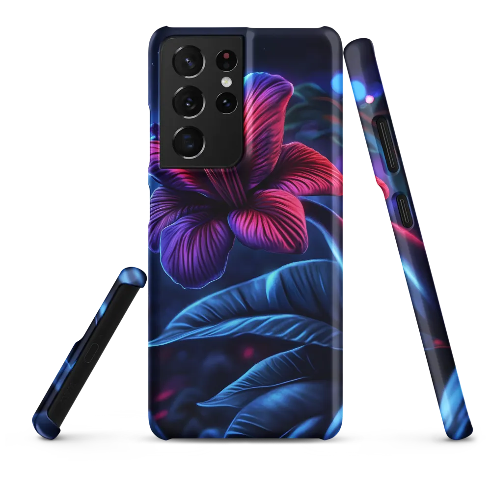 Illuminated Serenity: The Surreal Blossom