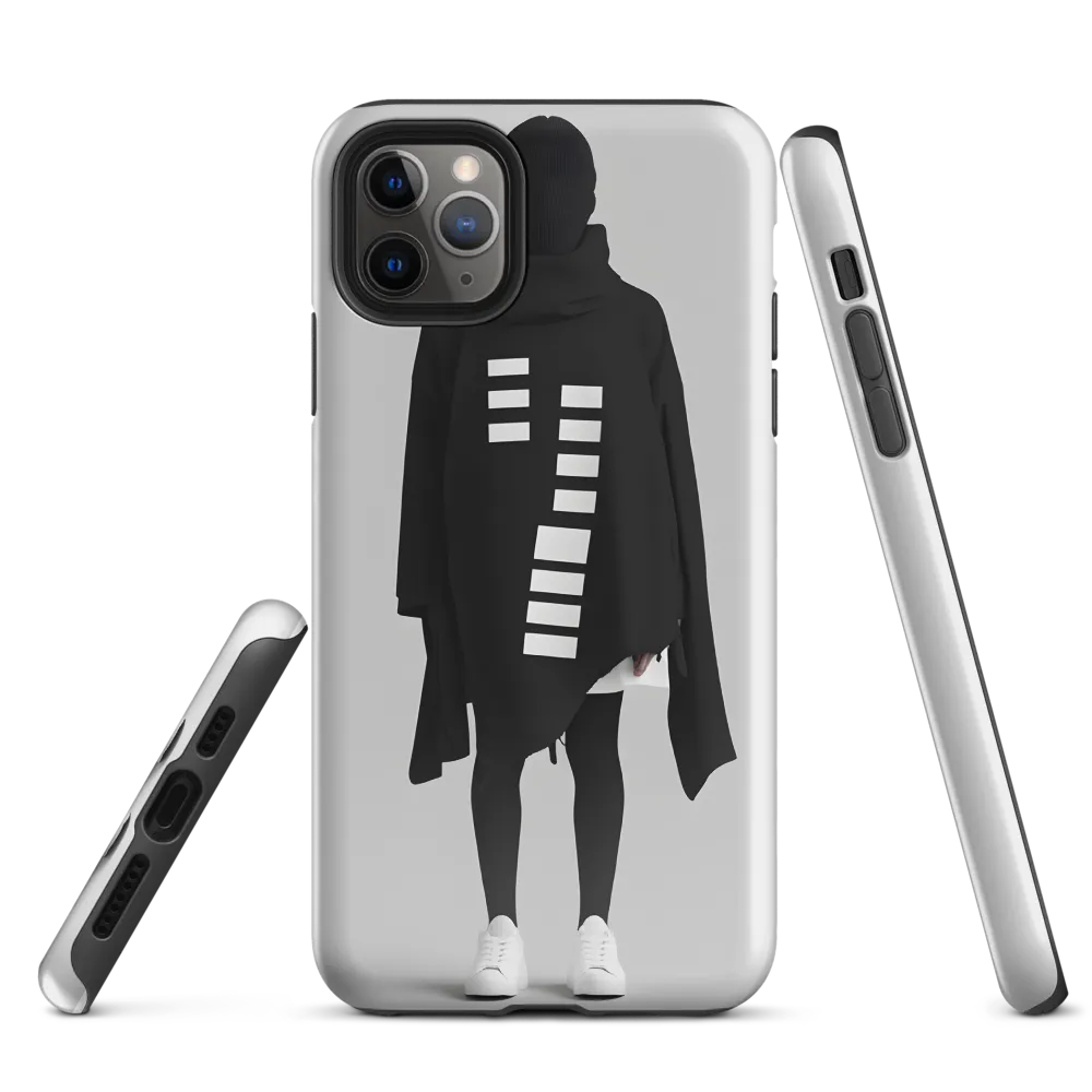 Enigmatic Layers: A Study in Minimalist Fashion | Phone Case |  11 Pro Max | Tough Case | Glossy