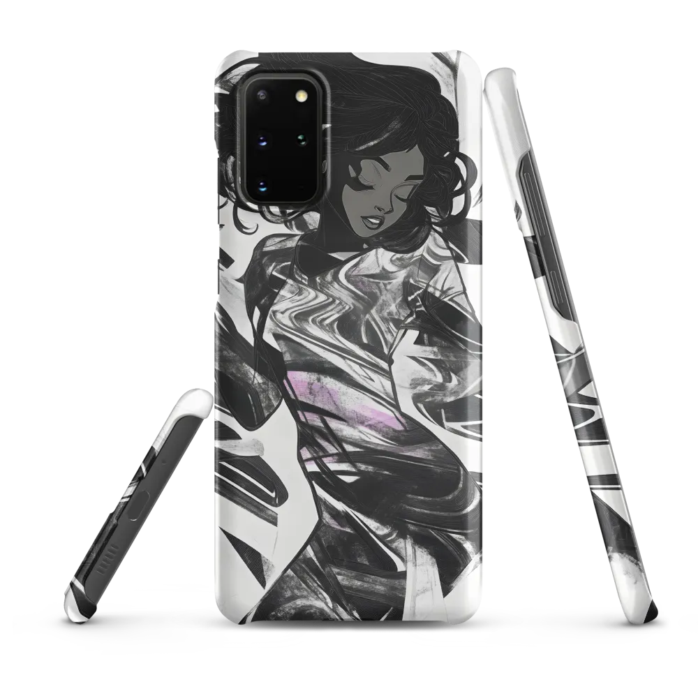 Fluid Grace: The Dance of Shadows | Phone Case |  S20 Plus | Snap Case | Matte
