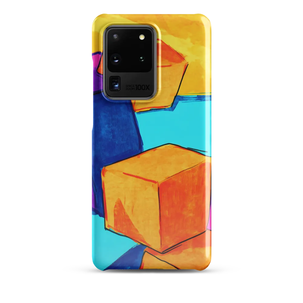 Playful Cubes in Vibrant Harmony | Phone Case |  S20 Ultra | Snap Case | Glossy