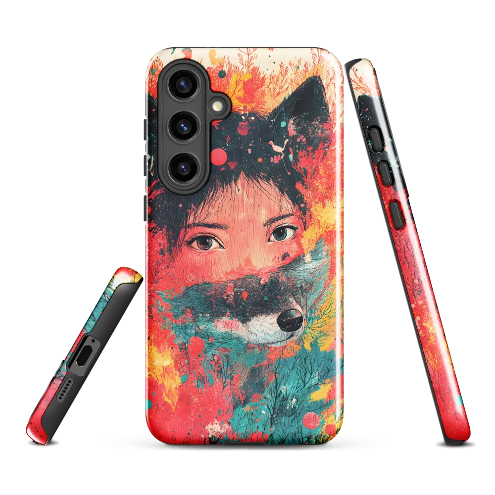 Harmony of Spirit: Girl and Wolf
