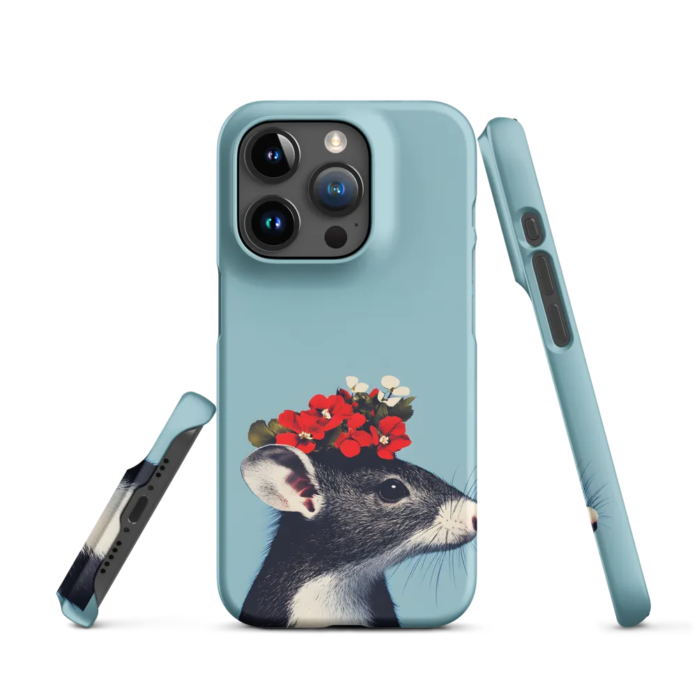 Whimsical Flora: A Mouse's Floral Crown