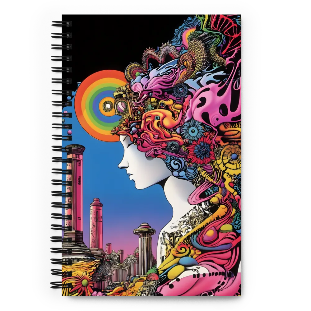 Whispers of the Psychedelic Dream | Spiral Notebook