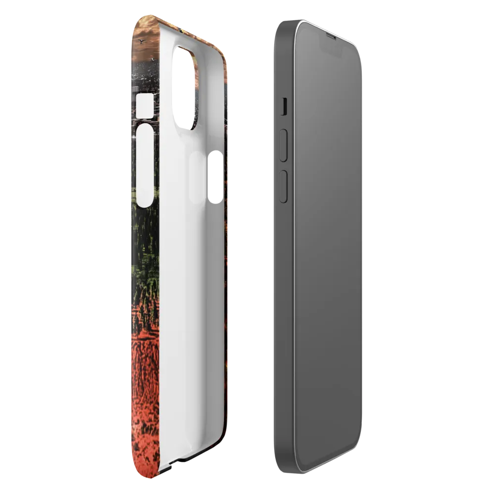 Harmony and Dissonance: A Landscape of Contrasts | Phone Case |  14 Plus | Snap Case | Glossy