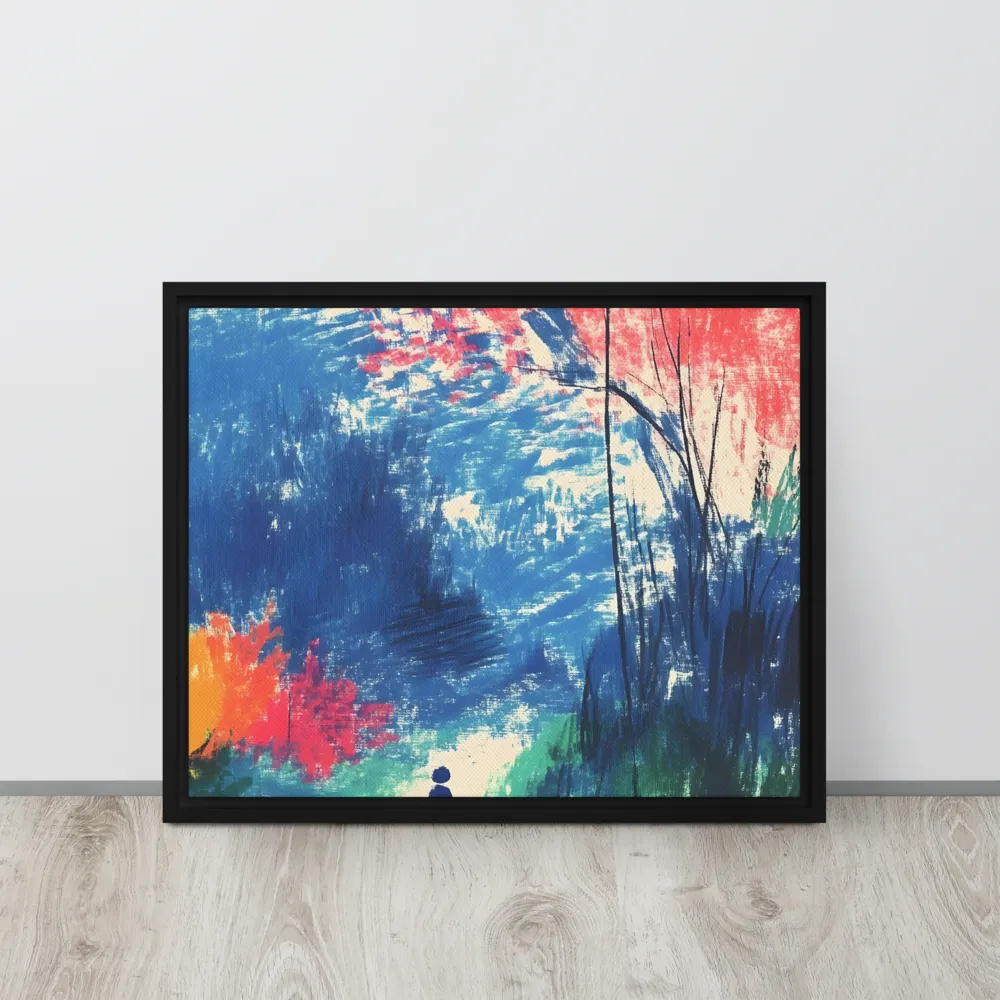 Whispers of Tranquility | Canvas with Black Frame | 16″×20″