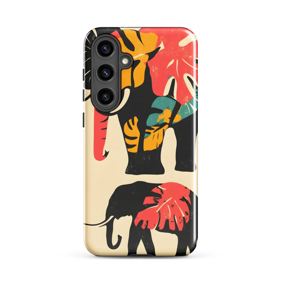 Tropical Elegance: The Elephant's Dance
