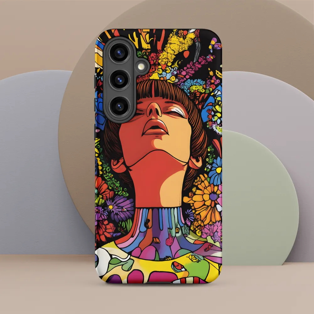 Vibrant Ecstasy: A Psychedelic Portrait