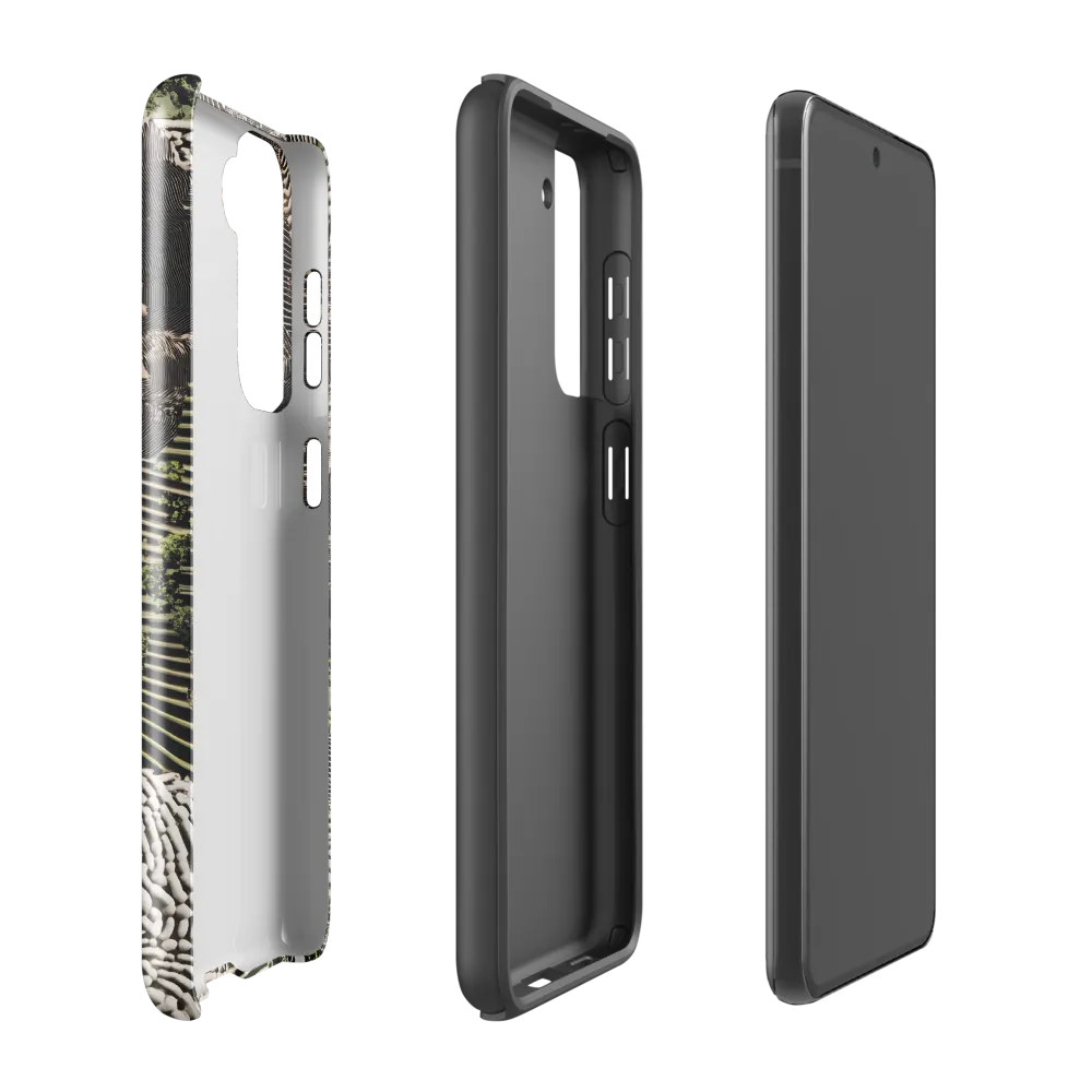Ethereal Blend of Nature and Humanity | Phone Case |  S21 FE | Tough Case | Glossy