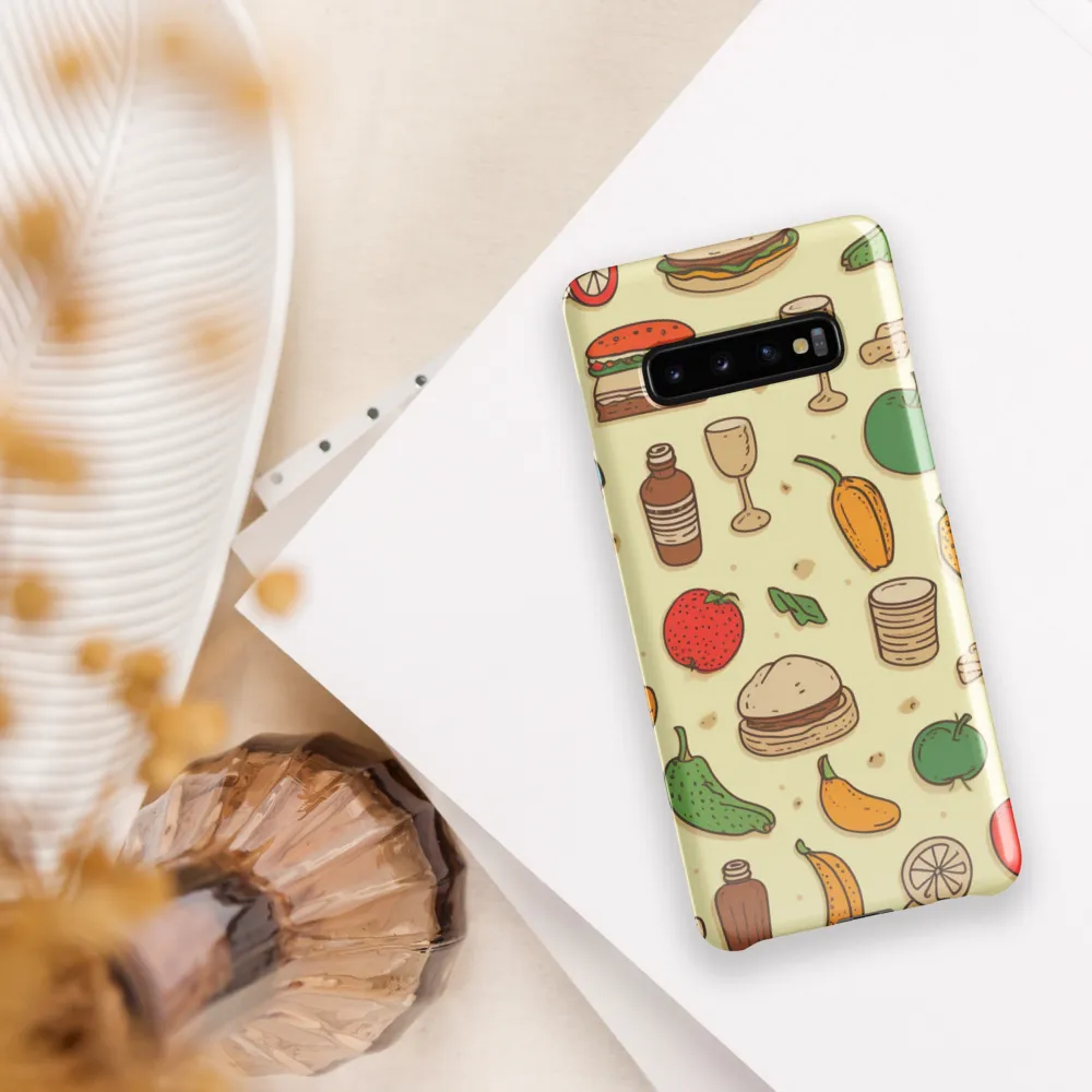 A Whimsical Feast of Colors | Phone Case |  S10 Plus | Snap Case | Glossy