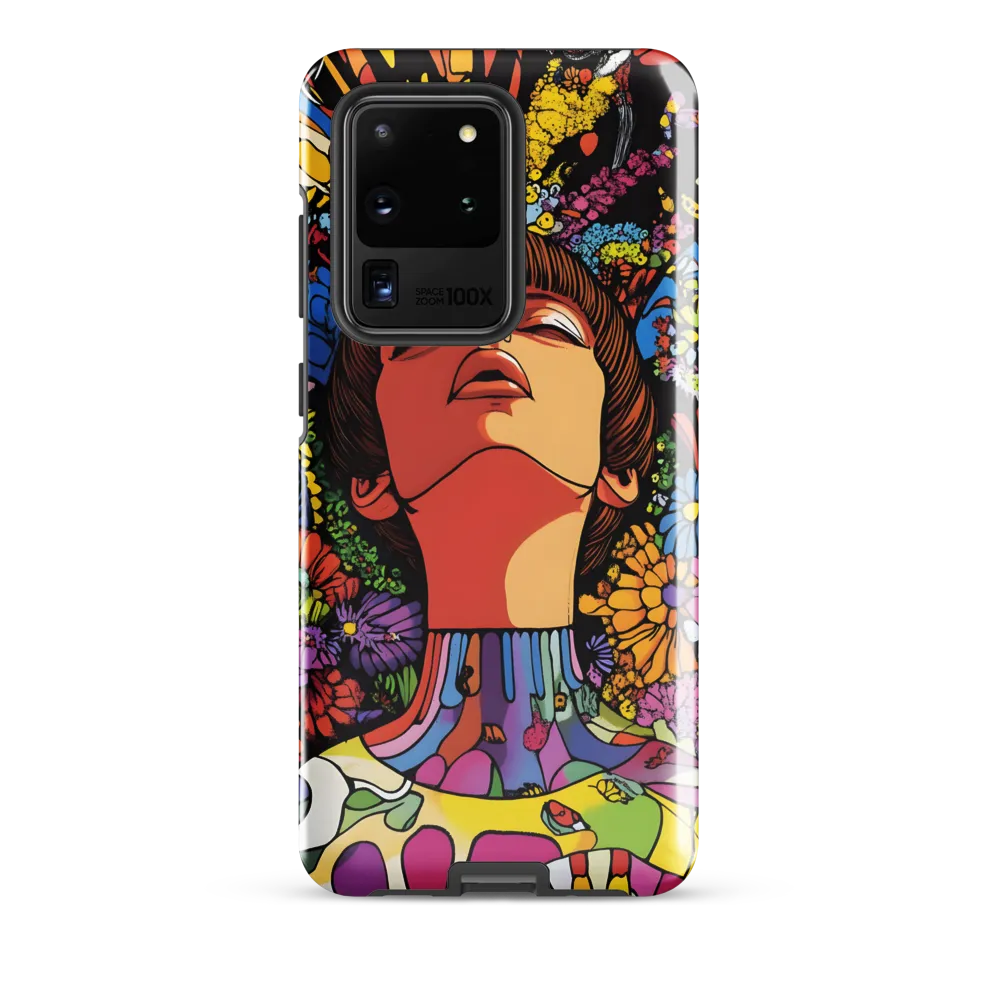 Vibrant Ecstasy: A Psychedelic Portrait