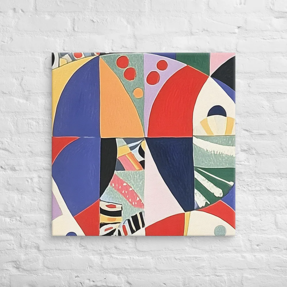 Dynamic Mosaic Symmetry | Canvas | 30″×30″