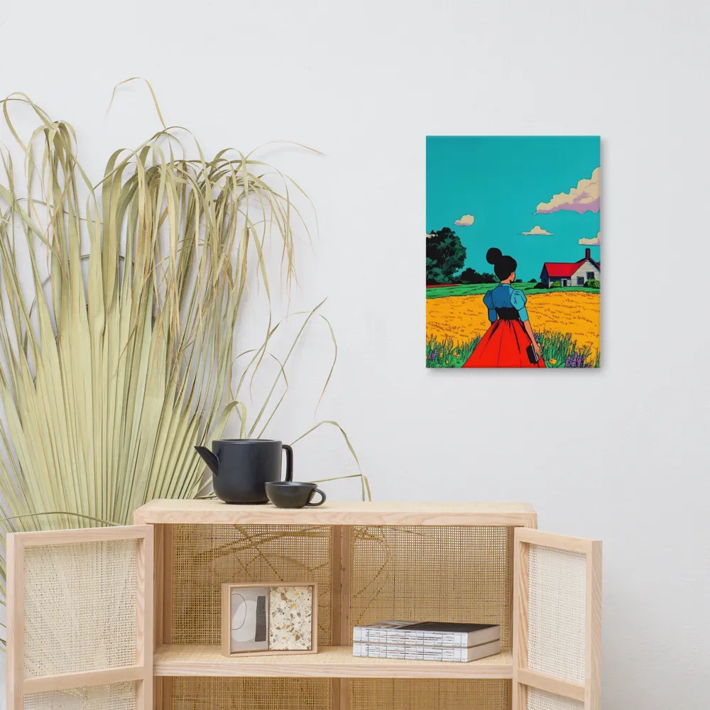 Whispers of a Sunlit Meadow | Canvas | 18″×24″