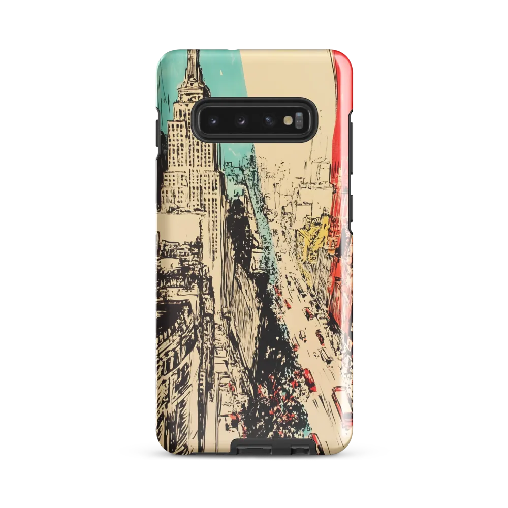 Dynamic Urban Symphony | Phone Case |  S10 Plus | Tough Case | Glossy